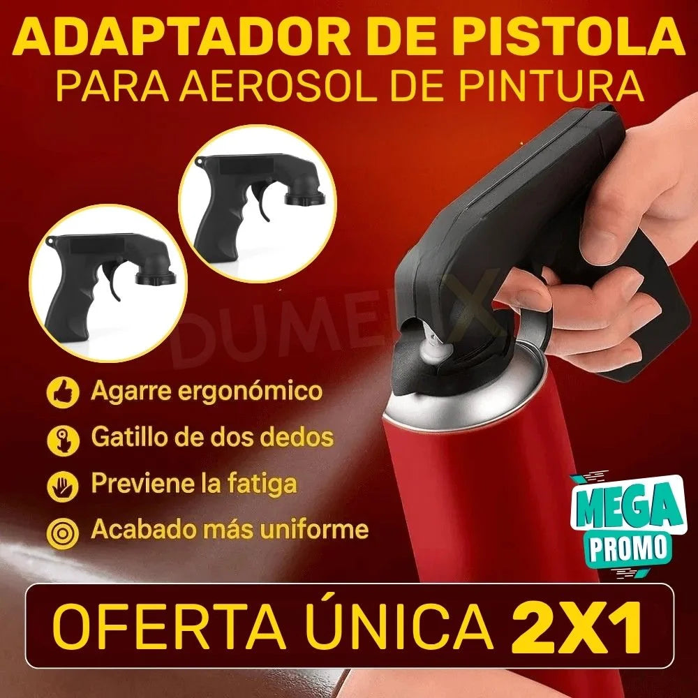 2x1 Adaptador de pistola para aerosol de pintura